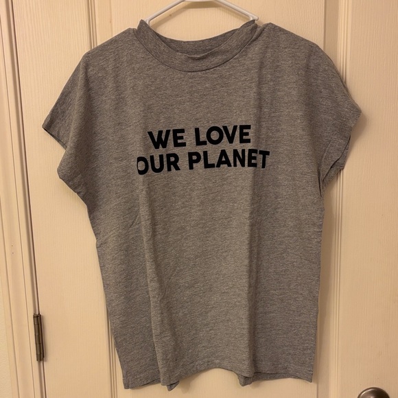 Mango Gray 'We Love Our Planet' Tee - Picture 1 of 2